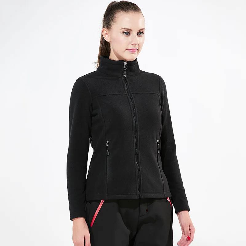 Осенне-зимняя флисовая женская бархатная теплая толстовка уличная одежда куртка