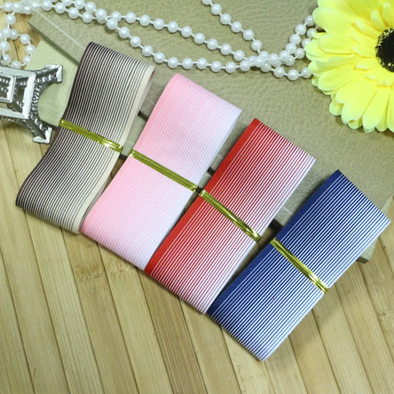 DIY Швейные аксессуары градиентная полоса ребристая лента для рукоделия