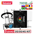 Linratek 5 Диапазонный сотовый усилитель GSM повторитель 2G 3G 4G LTE B20 800 900 1800 2100 2600 МГц B7 850 700 B28 сигнал Booste Kit