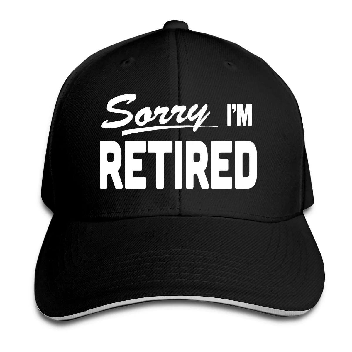 

Sorry I'm Retired Hat Baseball Cap for Men Women Fashion Adjustable Sun Hat