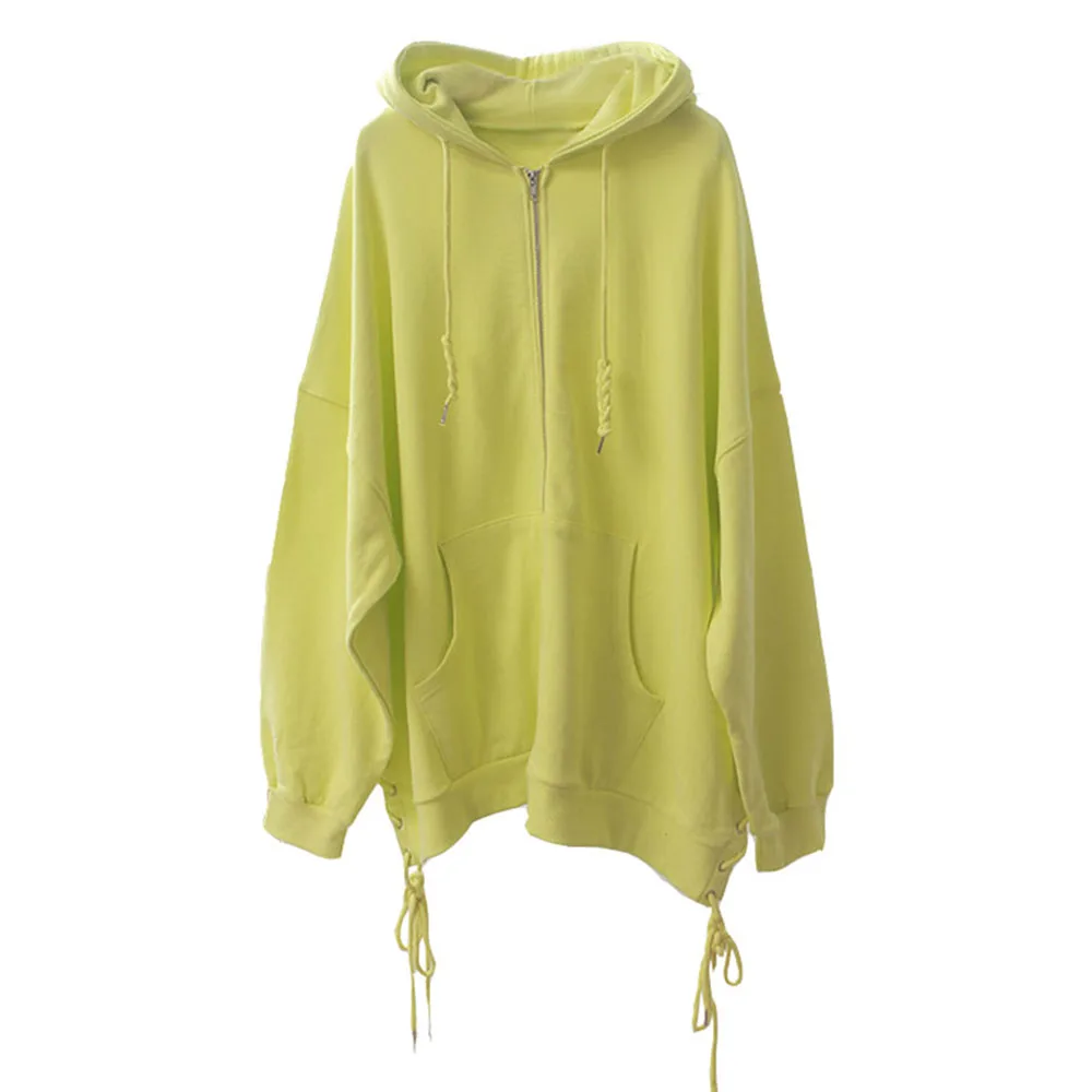 Толстовки для женщин 2020 кардиган сплошной цвет новая Толстовка Весна Осень Мода