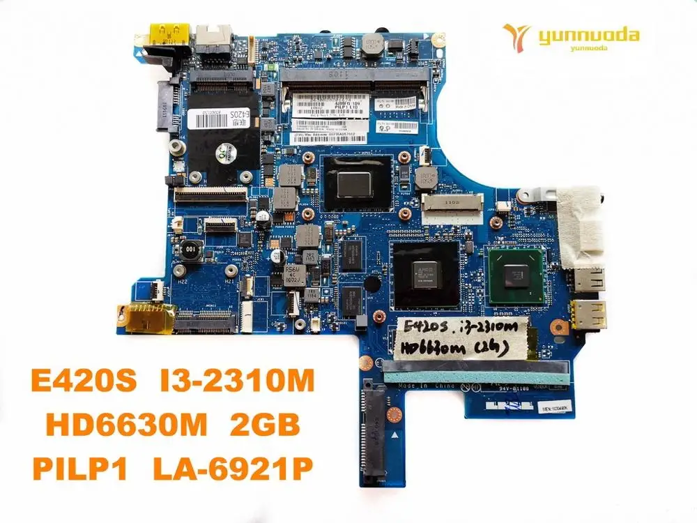 Оригинальный Для Lenovo E420S Материнская плата ноутбука I3-2310M HD6630M 2 Гб PILP1 LA-6921P