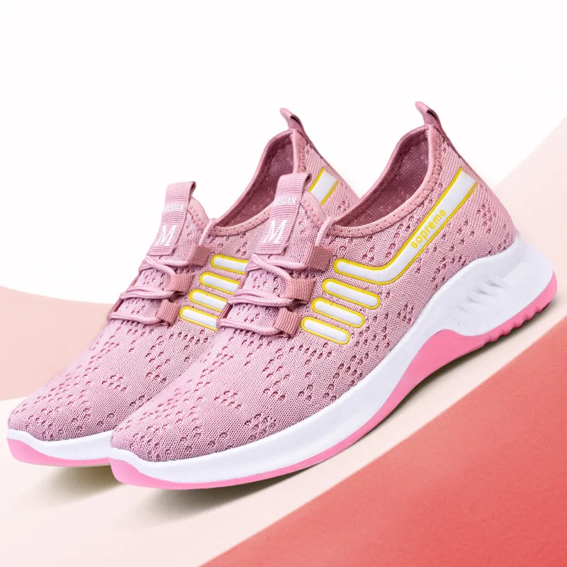 Женские кроссовки для бега повседневные дышащие из сетчатого материала