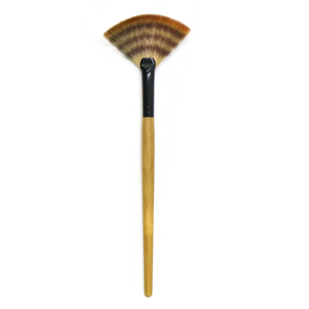 Новая одинарная кисть для смешивания/контура/щек румяна пудра мягкая кисточка