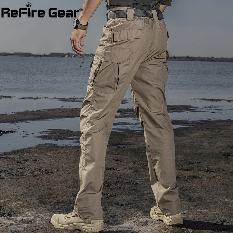 Брюки ReFire Gear IX2 мужские тактические Хлопковые Штаны карго в стиле милитари