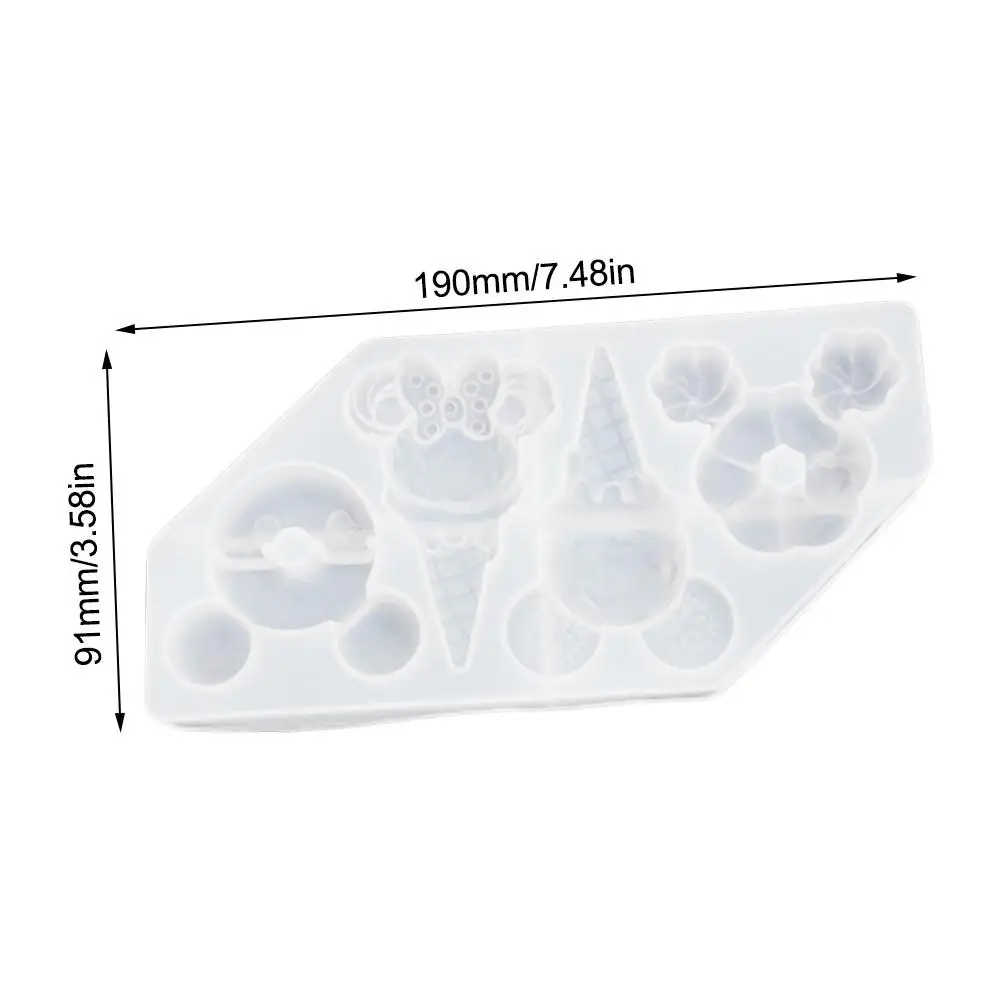 

Resin Mold DIY Ice Cream Silicone Mold Popsicle Crystal Epoxy Resin Mould Plaster Aromatherapy Mold For DIY Crafts