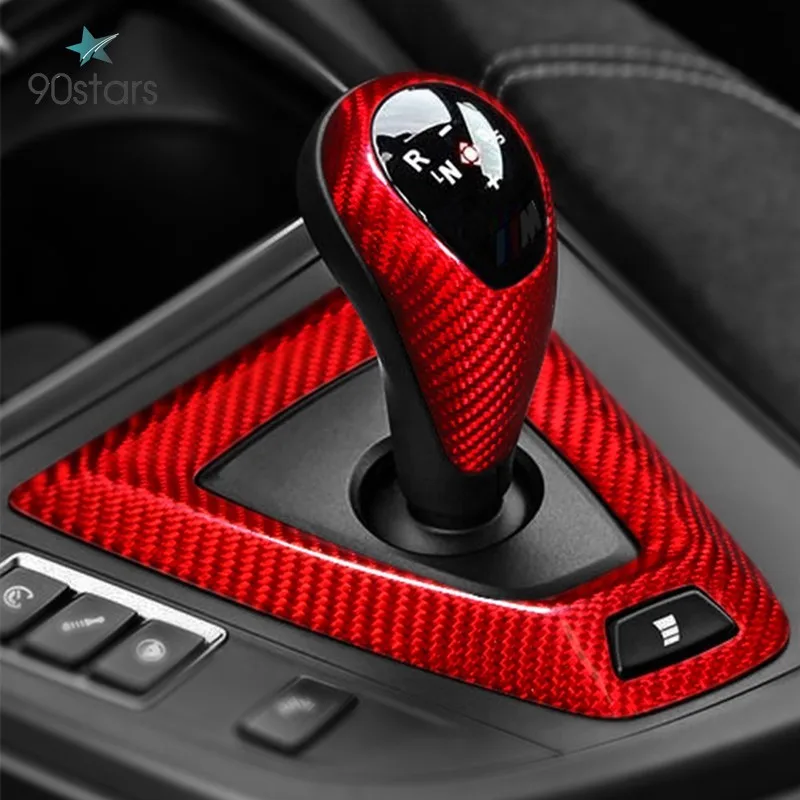 Реальные углеродного волокна Шестерни рукоятка переключения рукав Накладка для