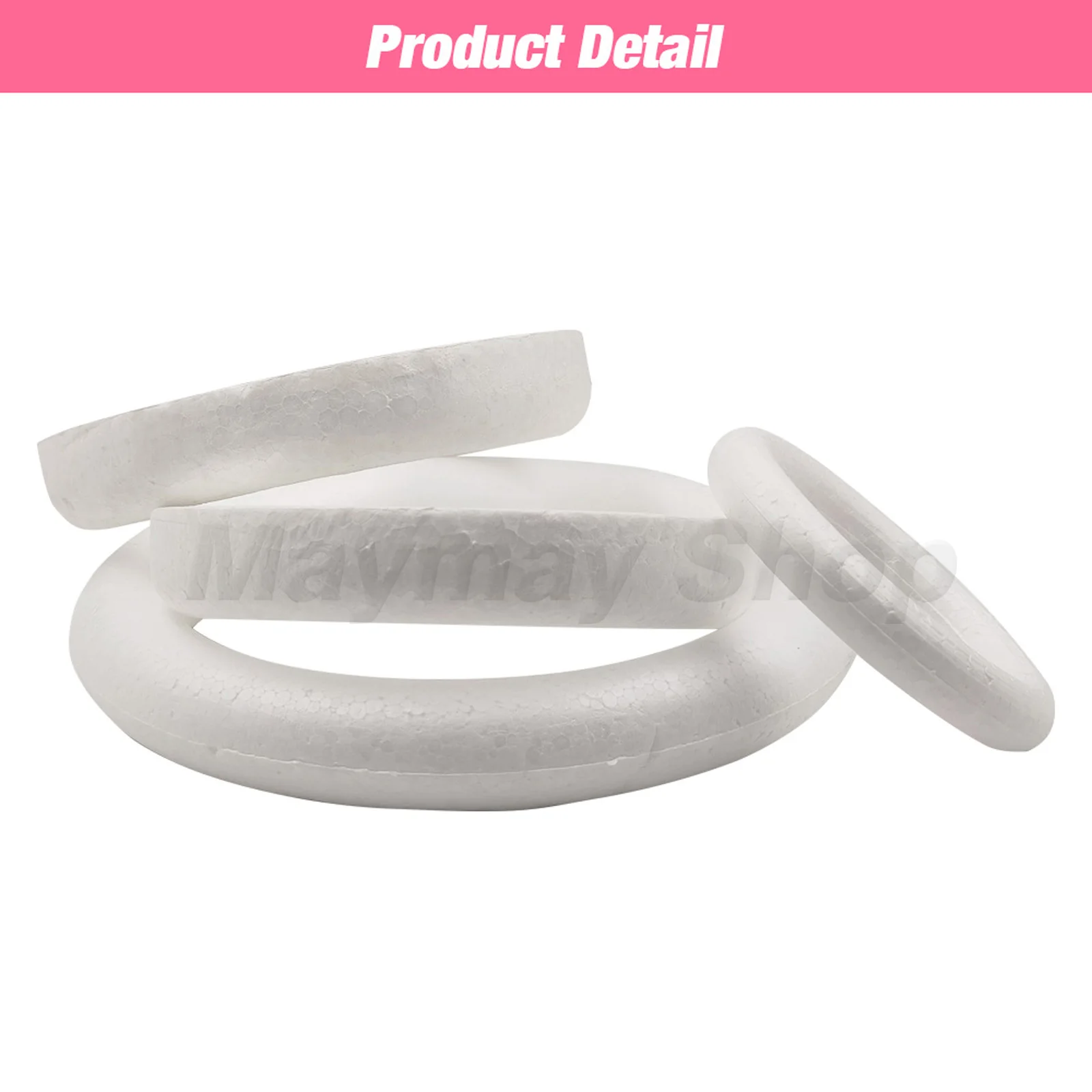 Рождественское кольцо из пенополистирола и пенопласта полукольцо для праздника