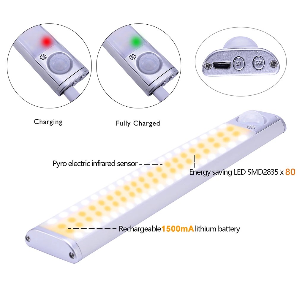 PIR Сенсор светодиодный шкаф для ламп регулируемый шкаф-купе освещение