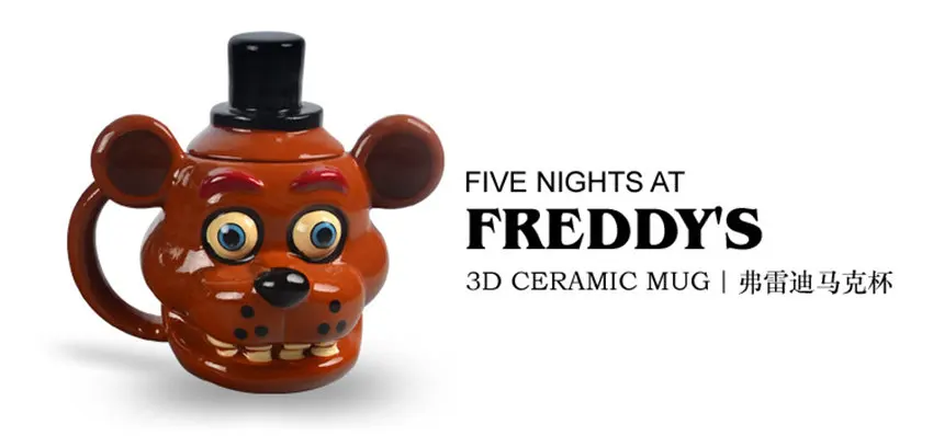Креативная керамическая кружка аниме Five Night At Freddy кукла мультяшная игра