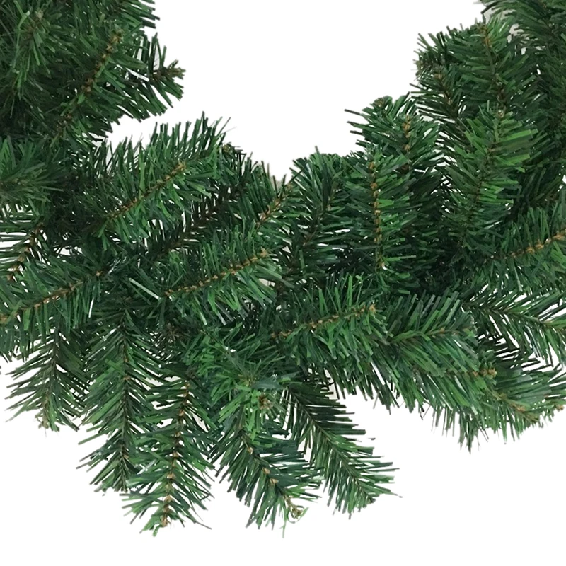 Рождественский венок Рождественская гирлянда из ротанга зеленый 2 7 м/160 футов не