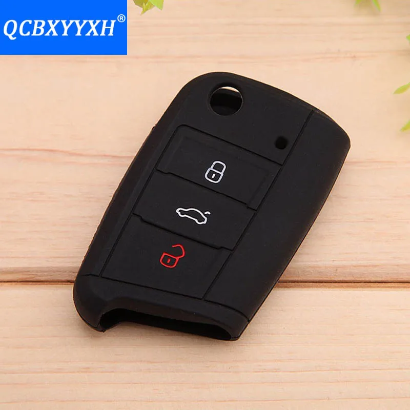 Чехол для автомобильного ключа QCBXYYXH складной силиконовый чехол Skoda Yeti Superb Rapid Fabia