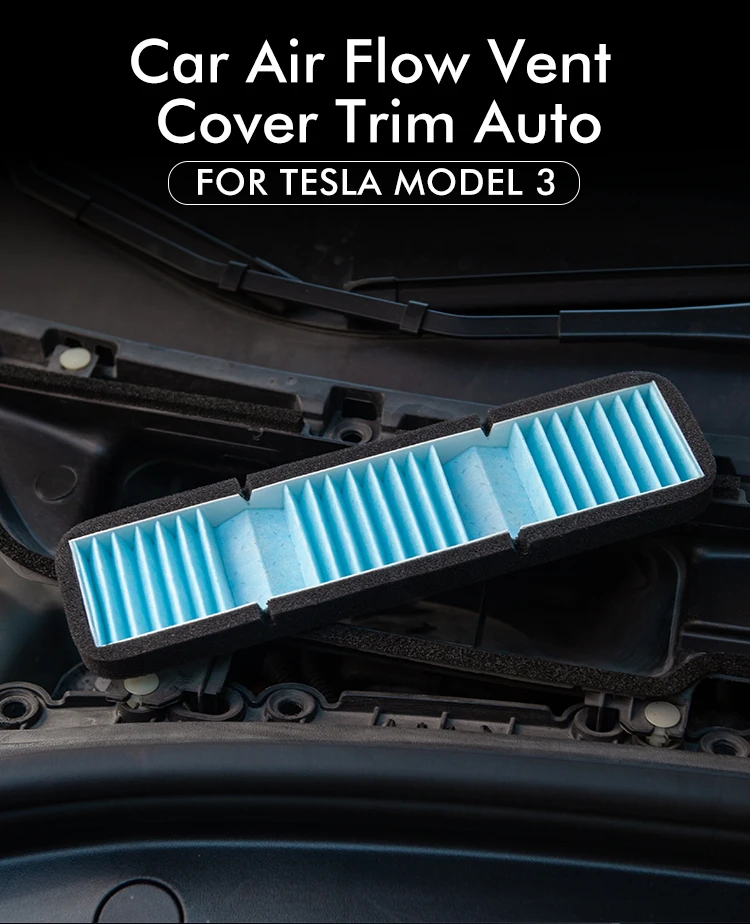 

Model3 Air Intake Protection Car Vent Meltblown For Tesla Model 3 Accessories Air Filter Cartridge For Tesla Model Three