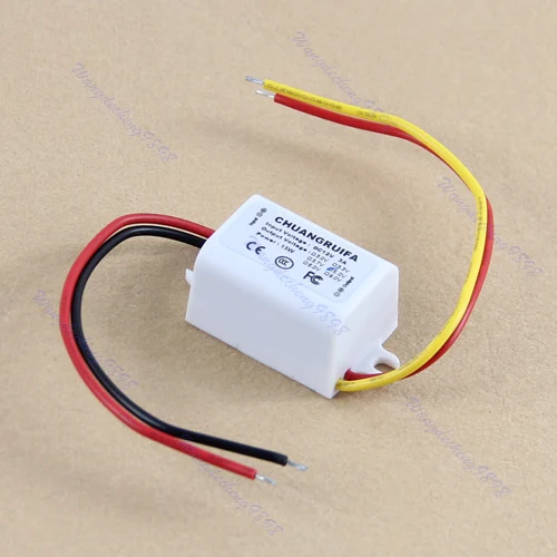 

2021 New Waterproof DC12V Converter Step Down to 5V 3A 15W Power Supply Module