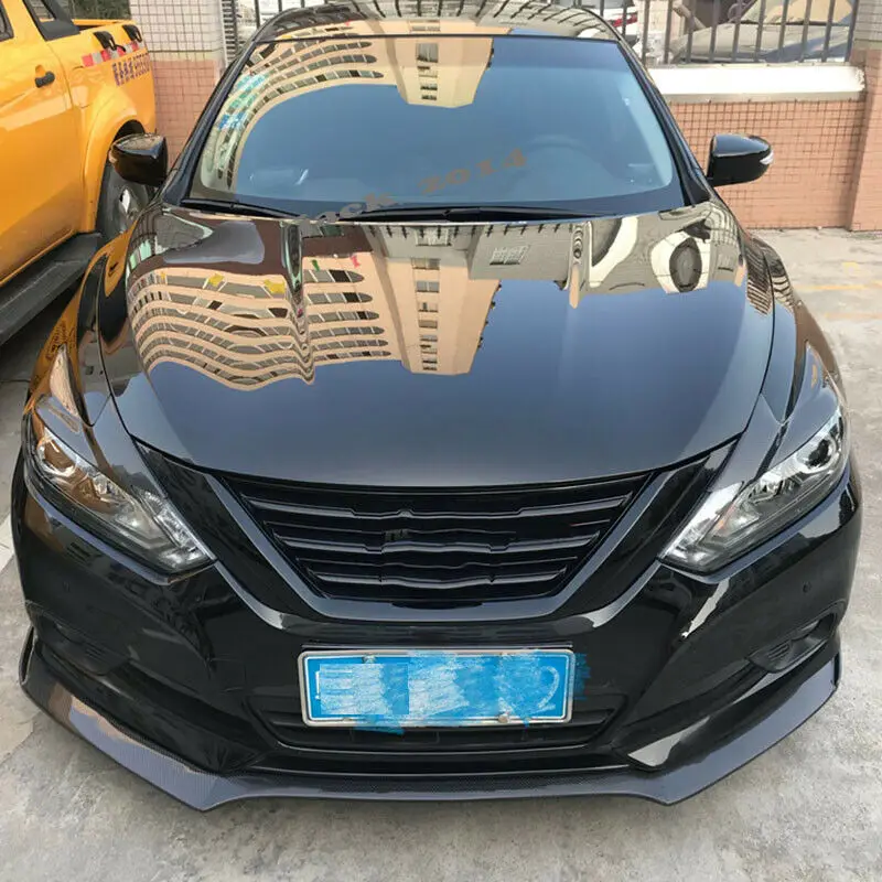 Настоящие фары из углеродного волокна для бровей век гарнир для Nissan Altima SR