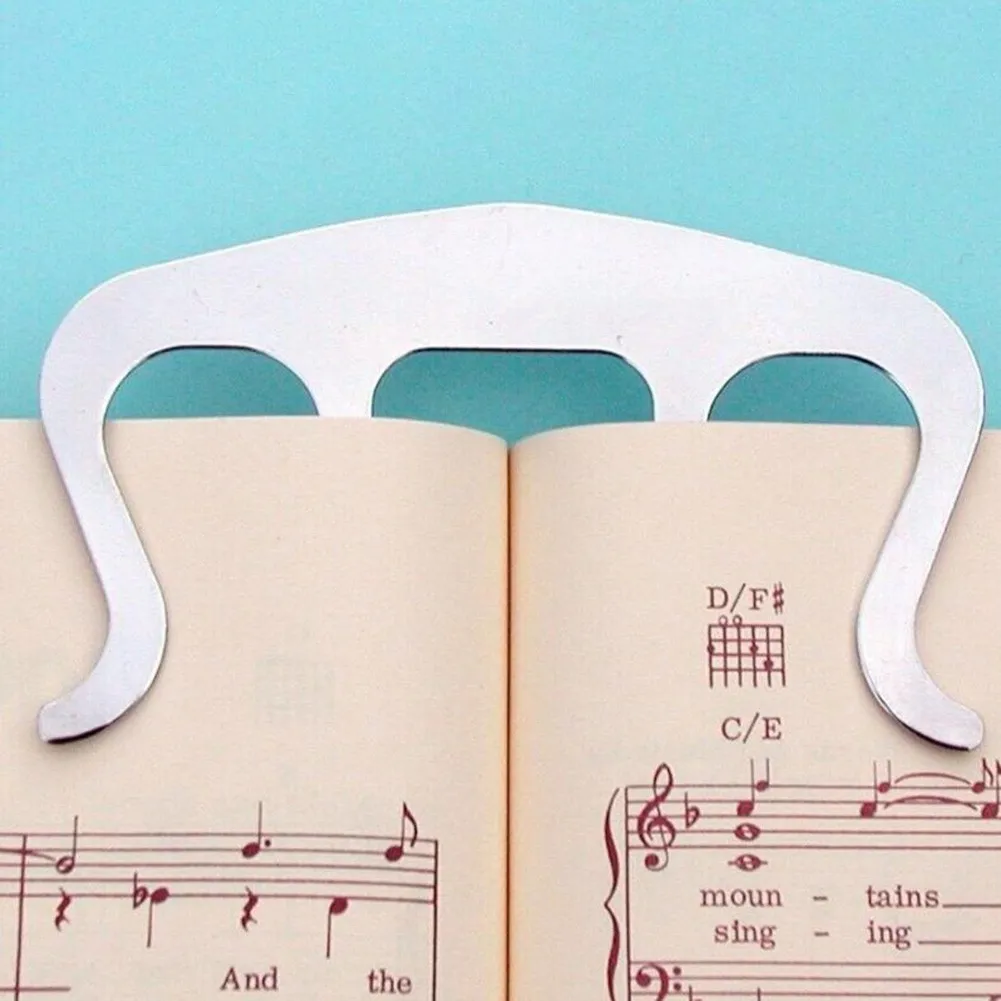 Pianos Stands Song Book Page Holder Clip Music Note Sheet Metal For Music Book Speech Draft Cooking Recipe Magazines Newspapers