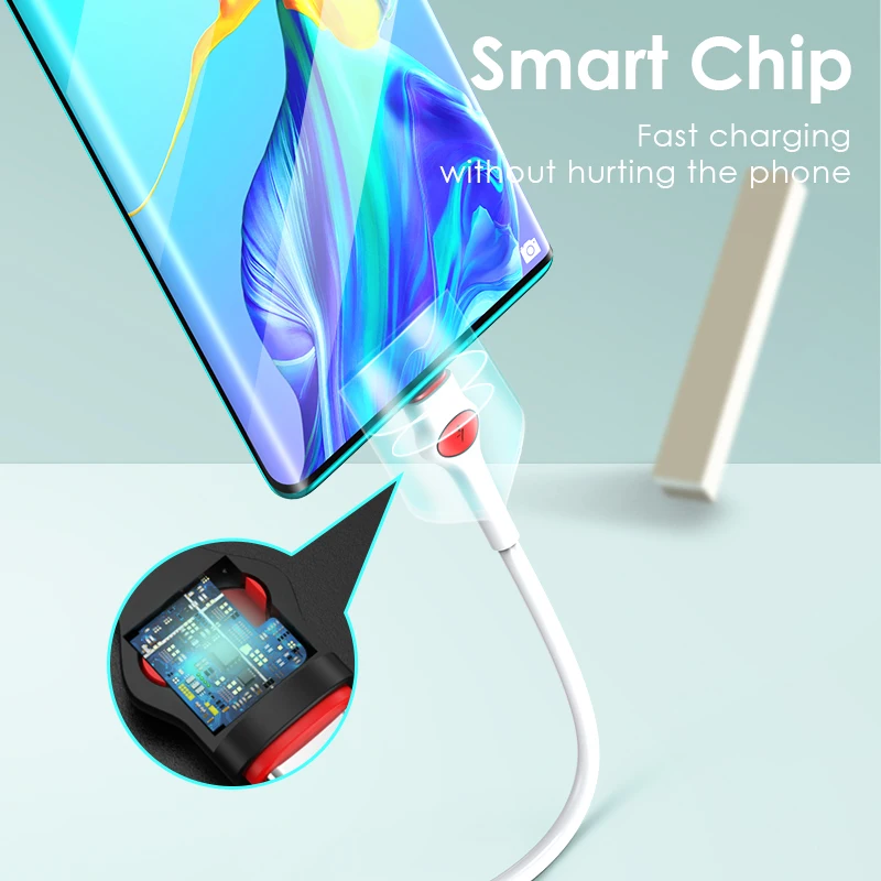 ! Кабель ACCEZZ usb type-C для samsung S8 S9 S10 Note8 TPE Быстрая зарядка huawei P30 P20 Pro Xiaomi Mi 8 9 кабели