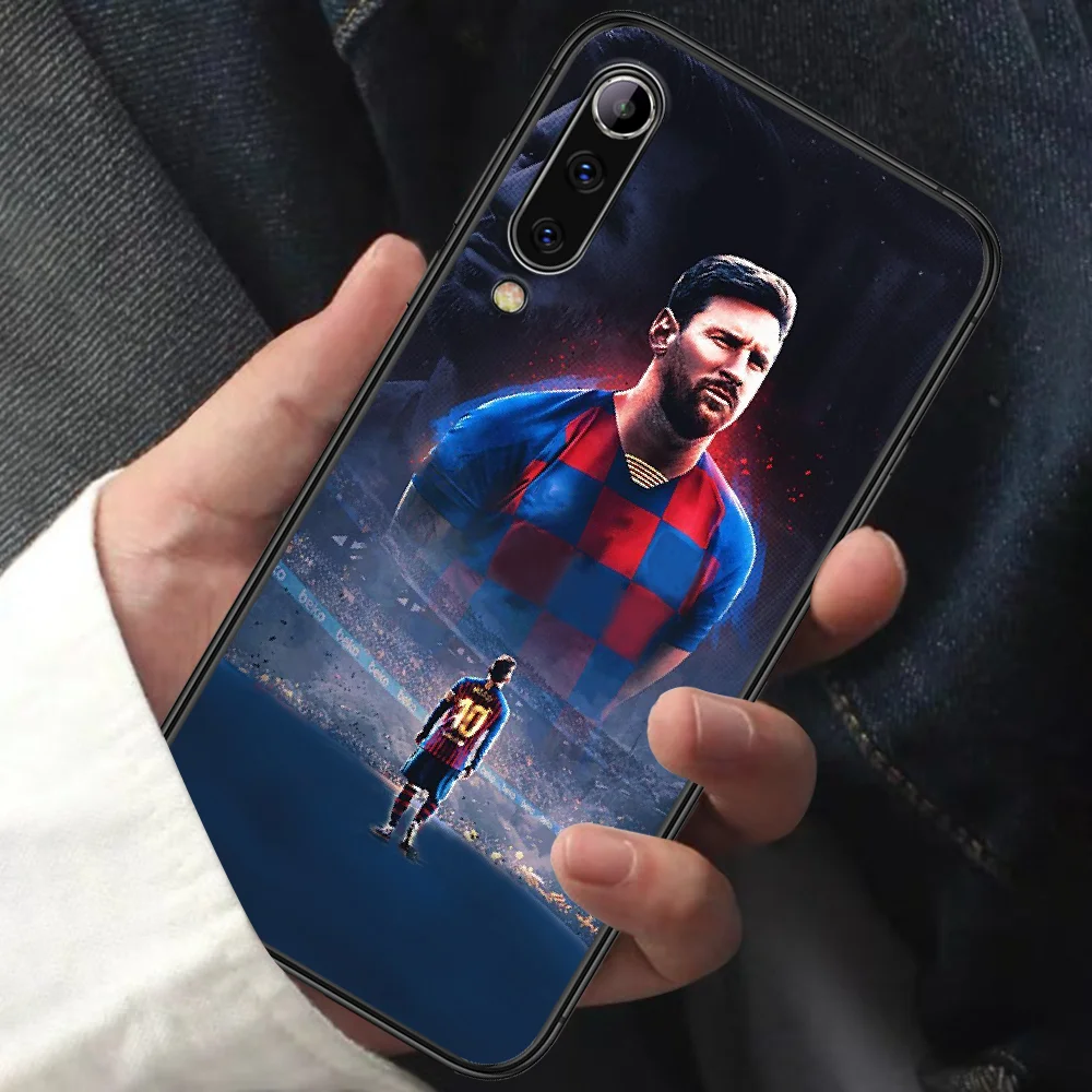 

Lionel Messi Phone Case For XIAOMI MI Note 8 9 T 10 Pro Lite SE A2 A3 POCO X M MAX 2 3 black Shell Tpu Back Painting Funda