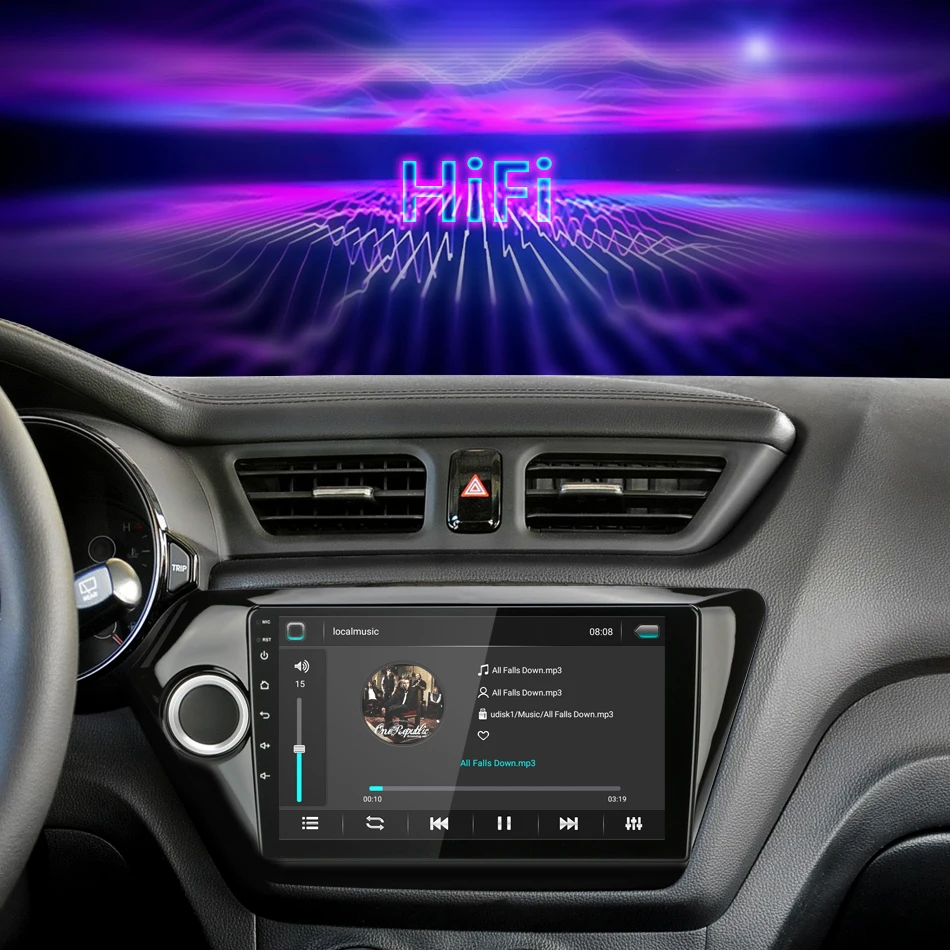 Vtopek Android автомобильный стерео gps Радио автомобильный dvd-плеер Android радио для KIA RIO 3 2011- FM AM 4G сеть wifi RDS DSP HIFI