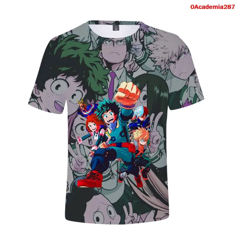 

Fashion T Shirt My Hero Academia Anime 3d T-shirts Men Boys Tees Funny Anime Tops My Hero Academia Harajuku Streetwear Unisex