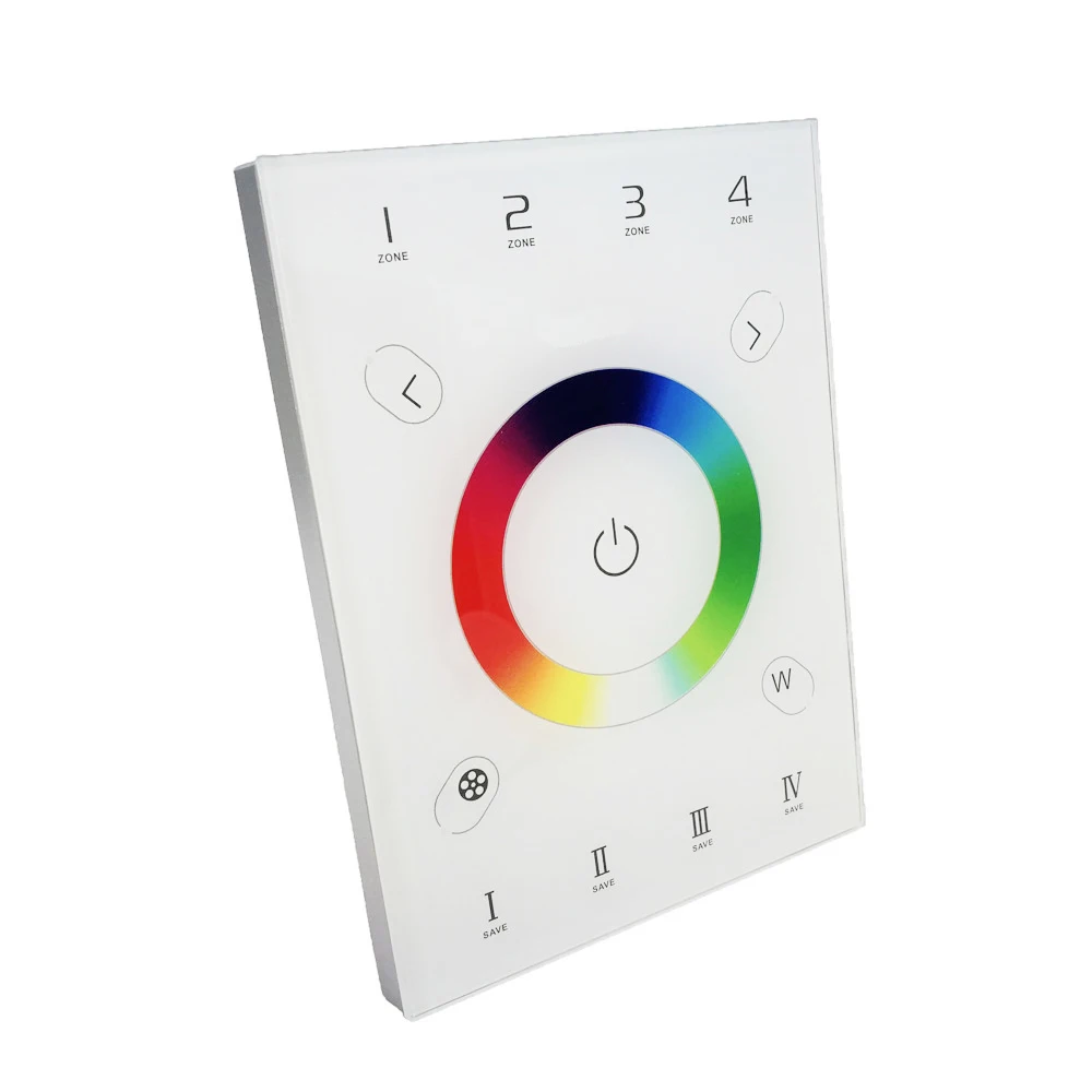 Новый светодиодный RGBW Управление 2 4 GHz RF Беспроводной AC 100V 240V сенсорный Панель