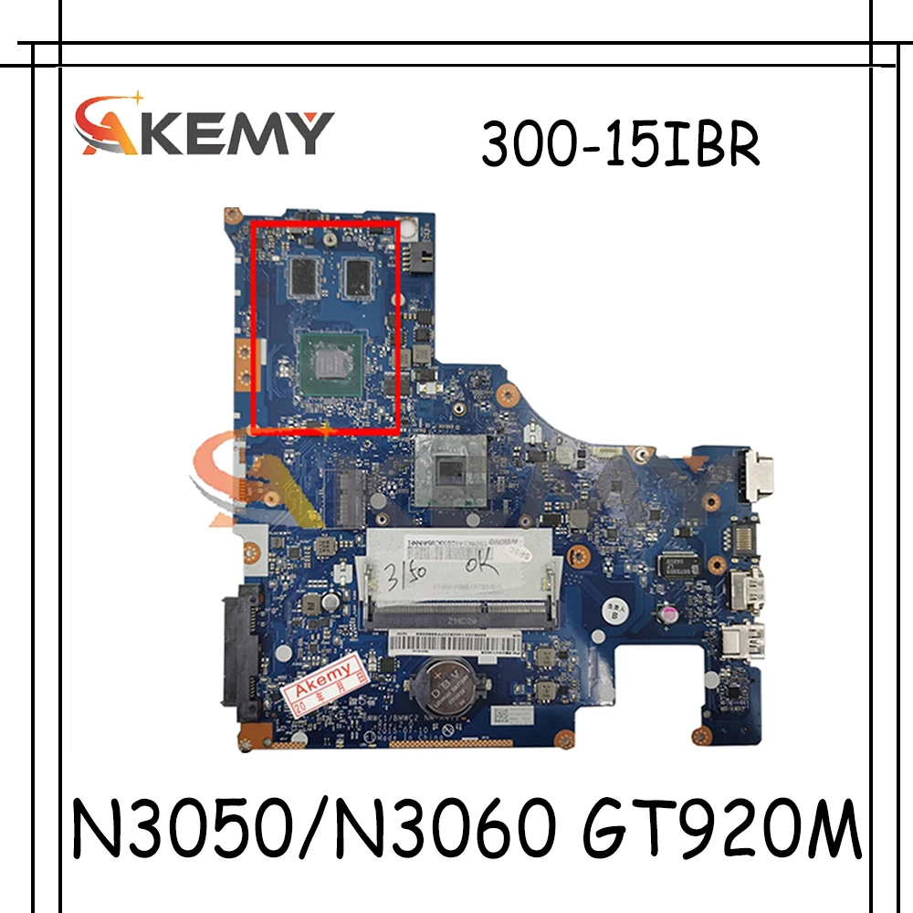 

Akemy BMWC1/BMWC2 NM-A471 материнская плата для ноутбука Lenovo 300-15IBR Материнская плата ноутбука процессор N3050/N3060 GT920M 1G DDR3 100% тесты работы