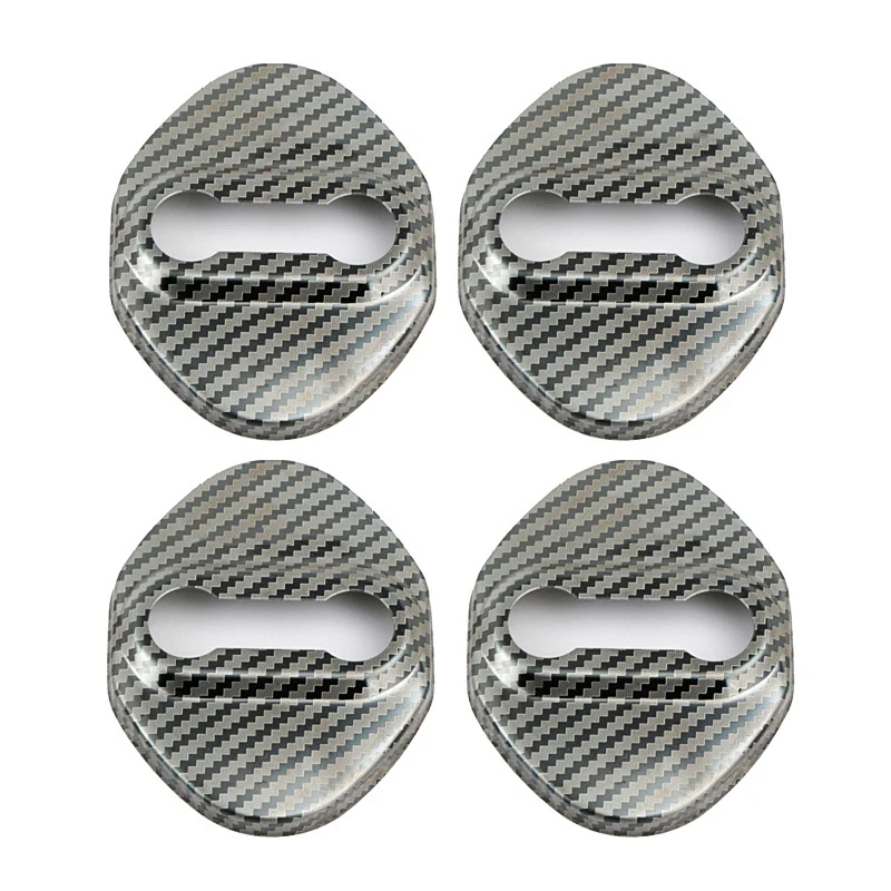 4 шт. накладки на автомобильные дверные замки из нержавеющей стали для Toyota RAV4 C HR CHR