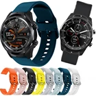 Ремешок силиконовый для смарт-часов Ticwatch Pro 20202019, 22 мм, сменный Браслет для наручных часов Ticwatch Pro 4G 33 GPS Correa