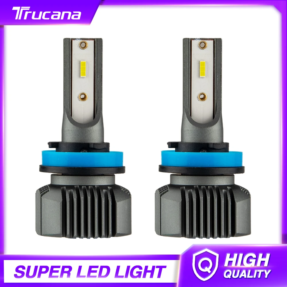 

Trucana H4 LED H7 H1 H3 H11 9005 9006 9012 880 5202 H13 9004 9007 Auto Headlight Bulbs 36W 5000LM Car Accessories led fog light
