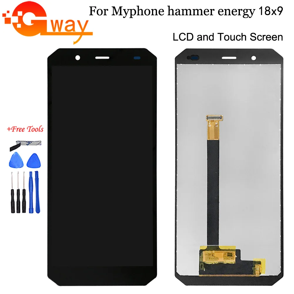 ЖК дисплей 5 7 дюйма для myPhone Hammer Energy 18x9 + кодирующий преобразователь сенсорного