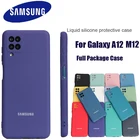 Чехол для Samsung Galaxy A12 M12 6,5 дюйма, высококачественный мягкий силиконовый чехол, защитный чехол для Samsung Galaxy A12 M12 с логотипом и кнопками