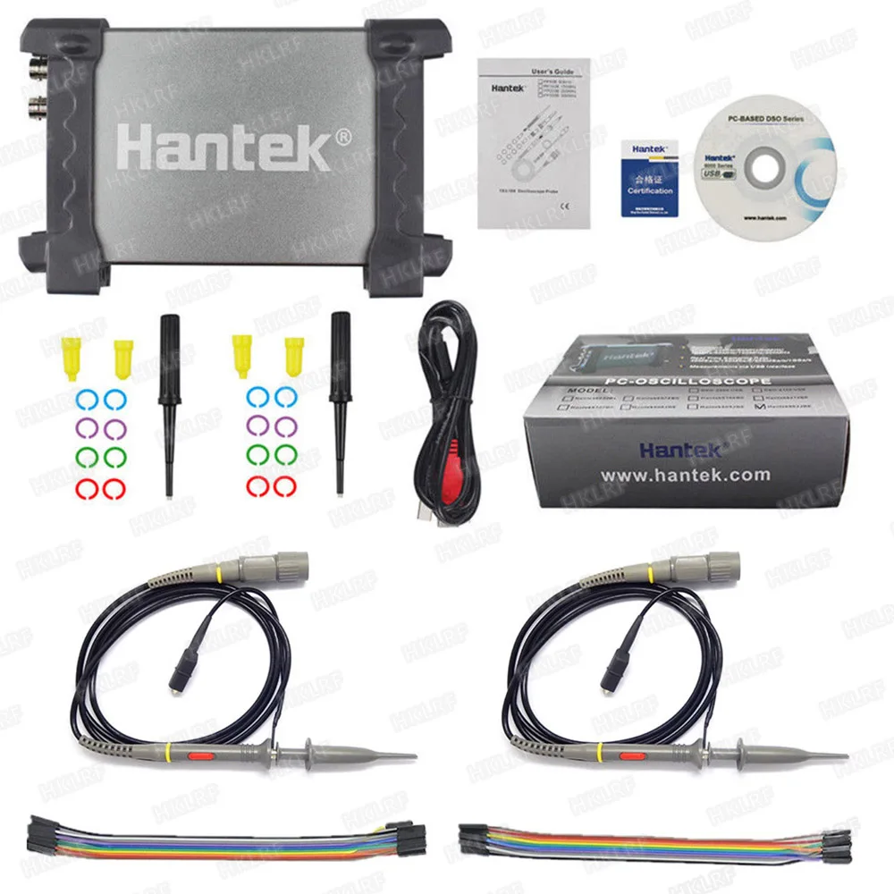 USB-осциллограф Hantek 6022BL 2 цифровых канала пропускная способность 20 МГц частота