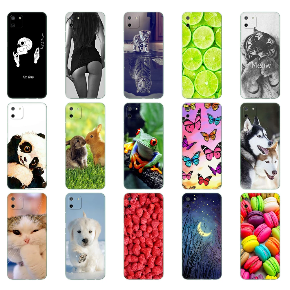 for realme c11 2021 2020 case tpu silicon back cover phone case for oppo realmec11 c 11 soft case rmx3231 rmx2185 bumper 6 5inch free global shipping