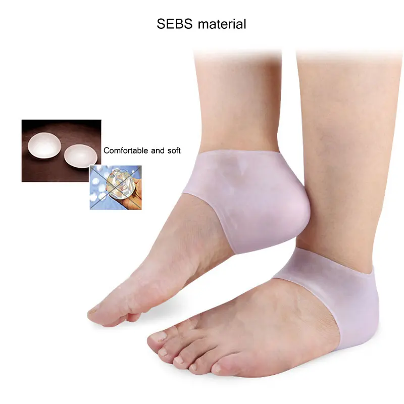 Фото 1 пара BYEPAIN Plantar Fasciitis силиконовый гелевый рукав Защитная пятка Поддержка воздуха 1 пара BYEPAIN Plantar Fasciitis силиконовый гелевый рукав Защитная пятка Поддержка воздуха
