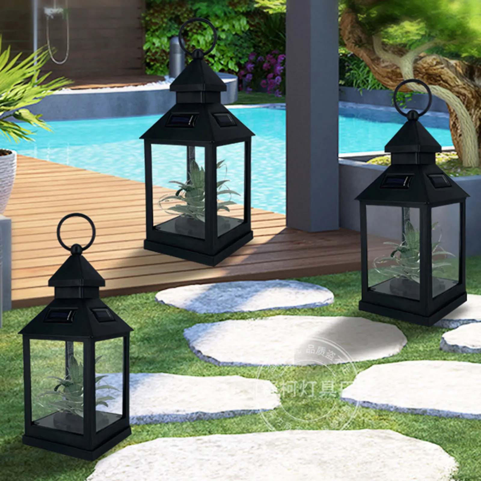 Солнечный светильник сада звездный свет подвесной светодиодный садовый двор road