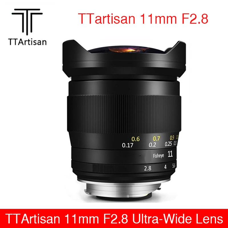 

TTArtisan 11 мм F2.8 ультра-Широкий Рыбий глаз ручной объектив для Leica L Sony E Canon RF Nikon Z mount Camera A7R3 A7S A7RII A6300 Z6 Z7