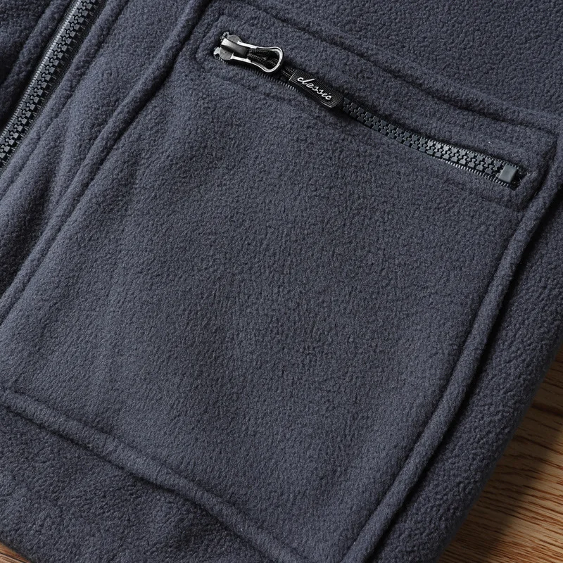 

Mens Polar Fleece Jacket 2021 Fashion Autumn Winter Keep Warm Coat For Men Plus Velvet Jackets Outerwear J994