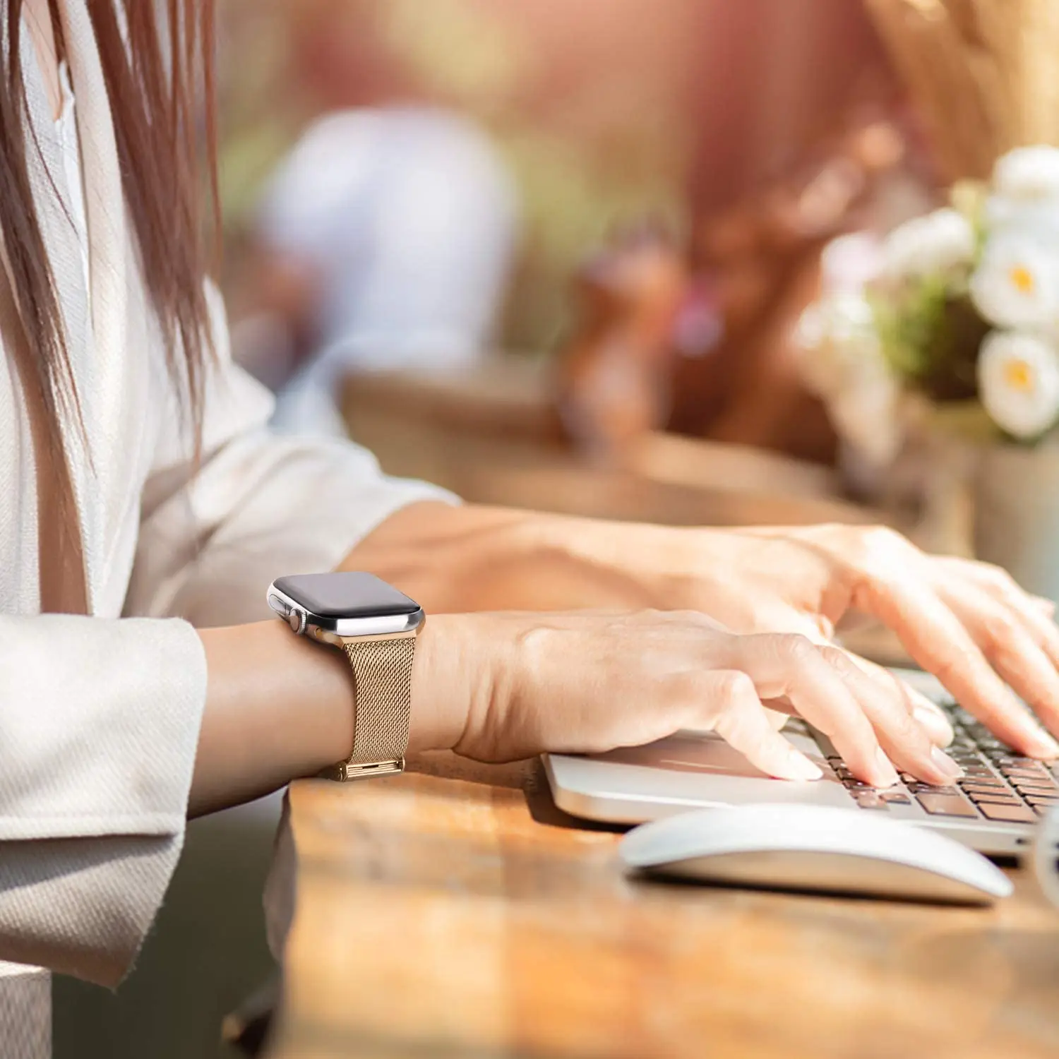 slim milanese strap for apple watch band 44mm 40mm 38mm 42mm 44 mm luxury metal watchband bracelet apple watch series 6 5 4 3 se free global shipping