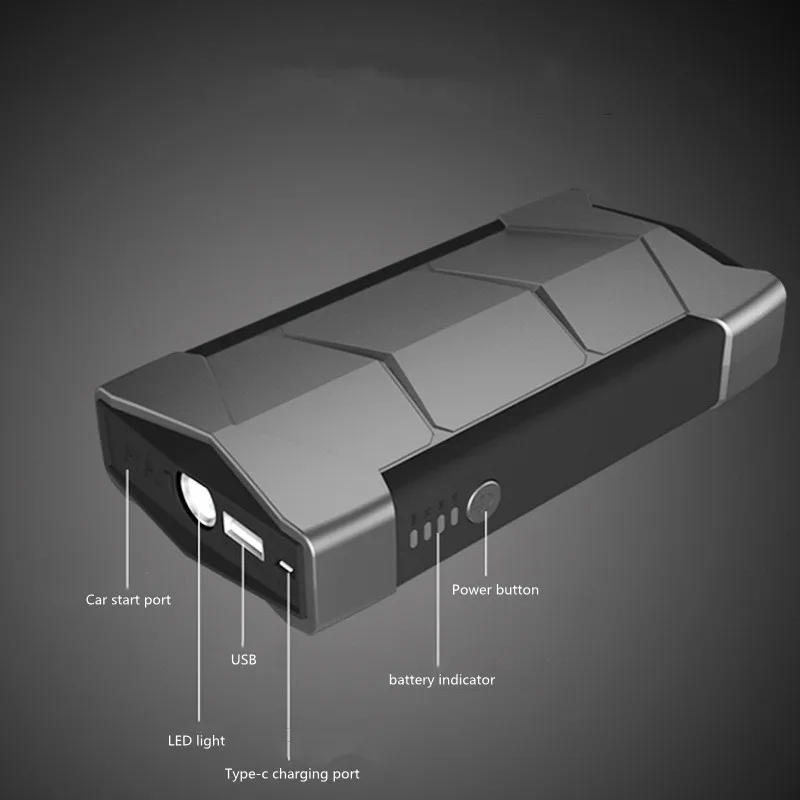 

Power Bank 12V Car Jump Starter Start Portable Power Bank Car Start Backup Auxiliary Battery Phone External Battery Charger