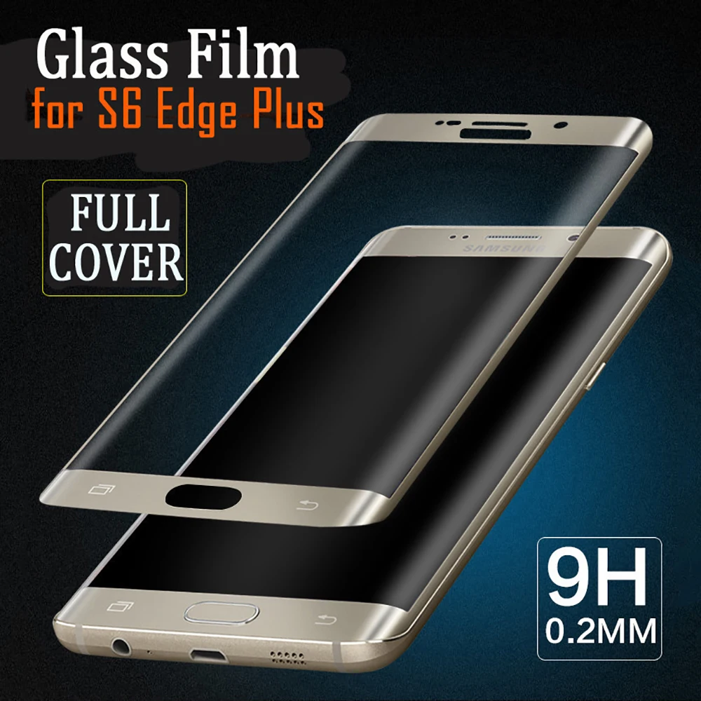 CHEERYMOON полное покрытие для Samsung Galaxy S6 Edge + Plus 9H закаленное стекло Защита экрана