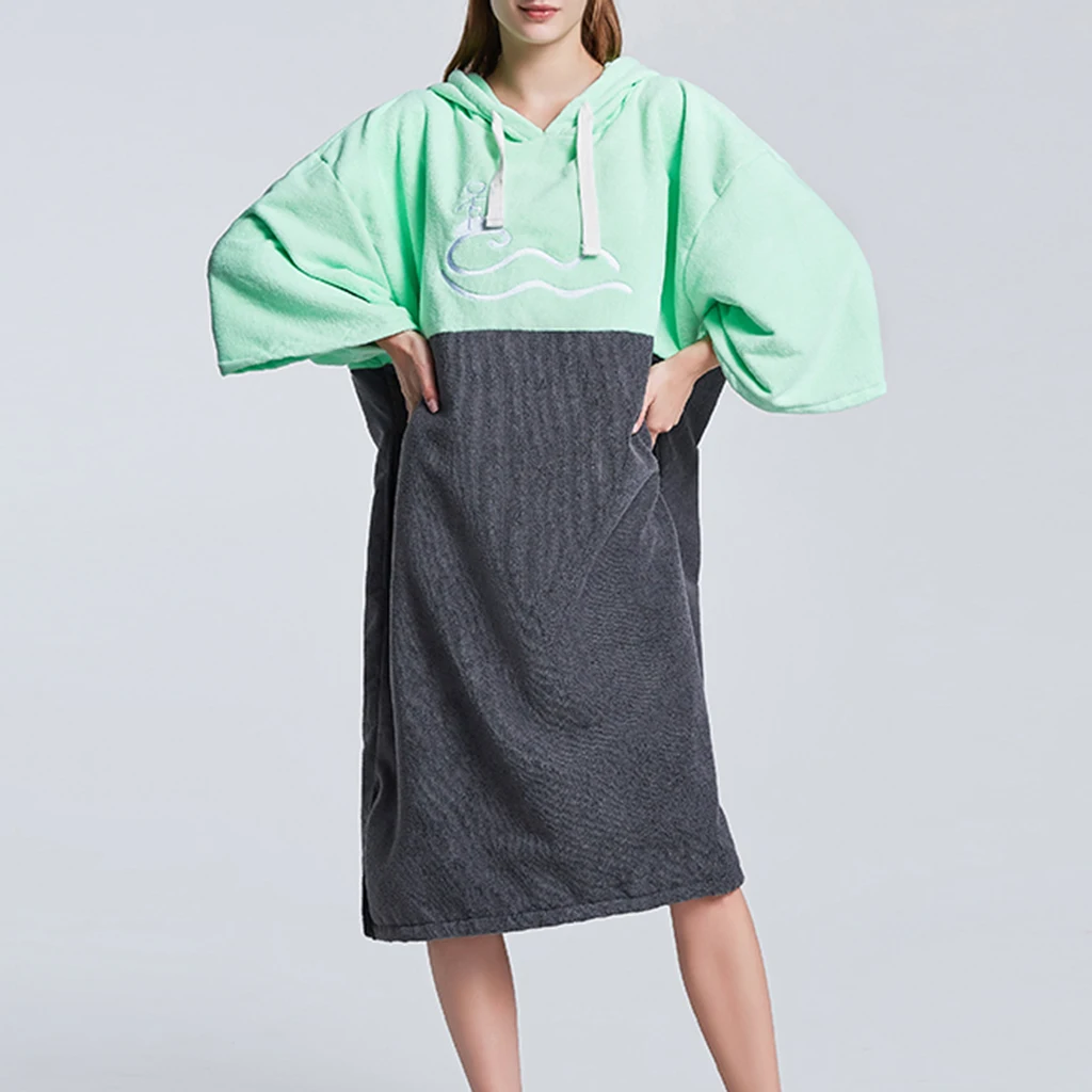 

Beach Surf Poncho Quickly Dry Wetsuit Hooded Towel Unisex