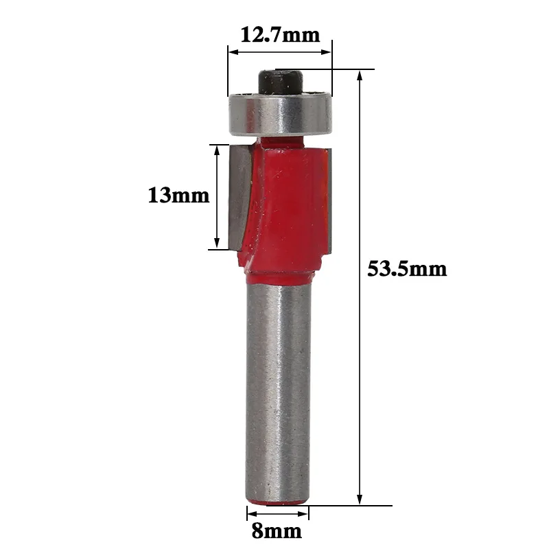 НАБОР КОНЦЕВЫХ ФРЕЗ Drillforce комплект из 12 фрез 8 мм Профессиональный хвостовик
