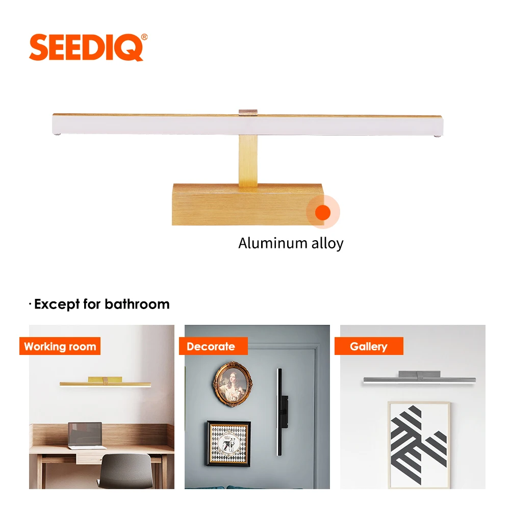 Современный светодиодный настенный светильник для ванной комнаты 8 Вт 41 см 12 56 85