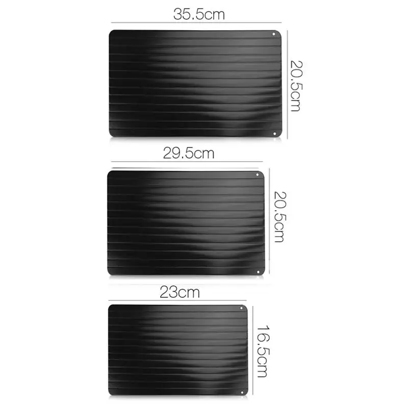 Быстрое размораживание лоток размораживайте Еда Мясо Фрукты быстрая пластина