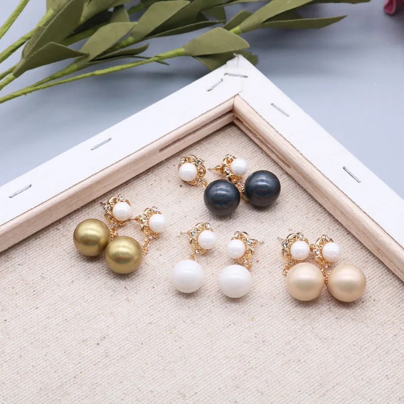 

Pearls Earrings Modern Styles Gift