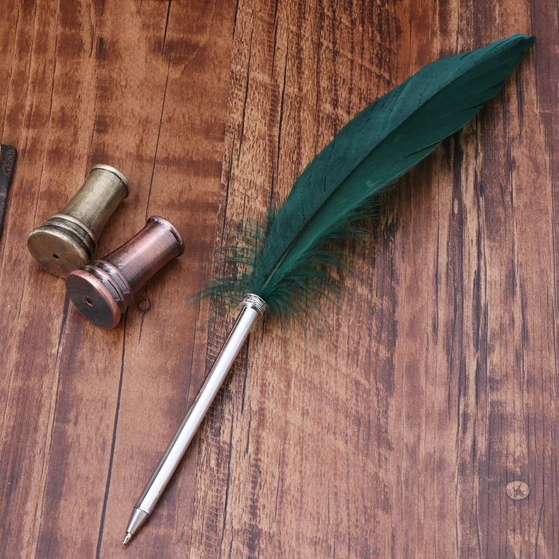 Винтажная перьевая ручка Quill Dip металлическая подставка для перьевых ручек