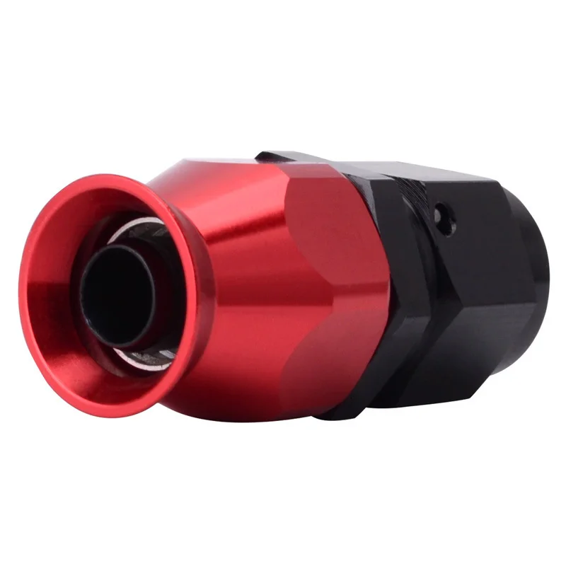 SPEEDWOW AN6 прямой 45 90 180 градусов Алюминиевый Поворотный PTFE шланг концевой фитинг