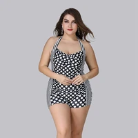 european and american new swimsuit wave point swimsuit sexy large size swimsuit bikini one piece swimsuit