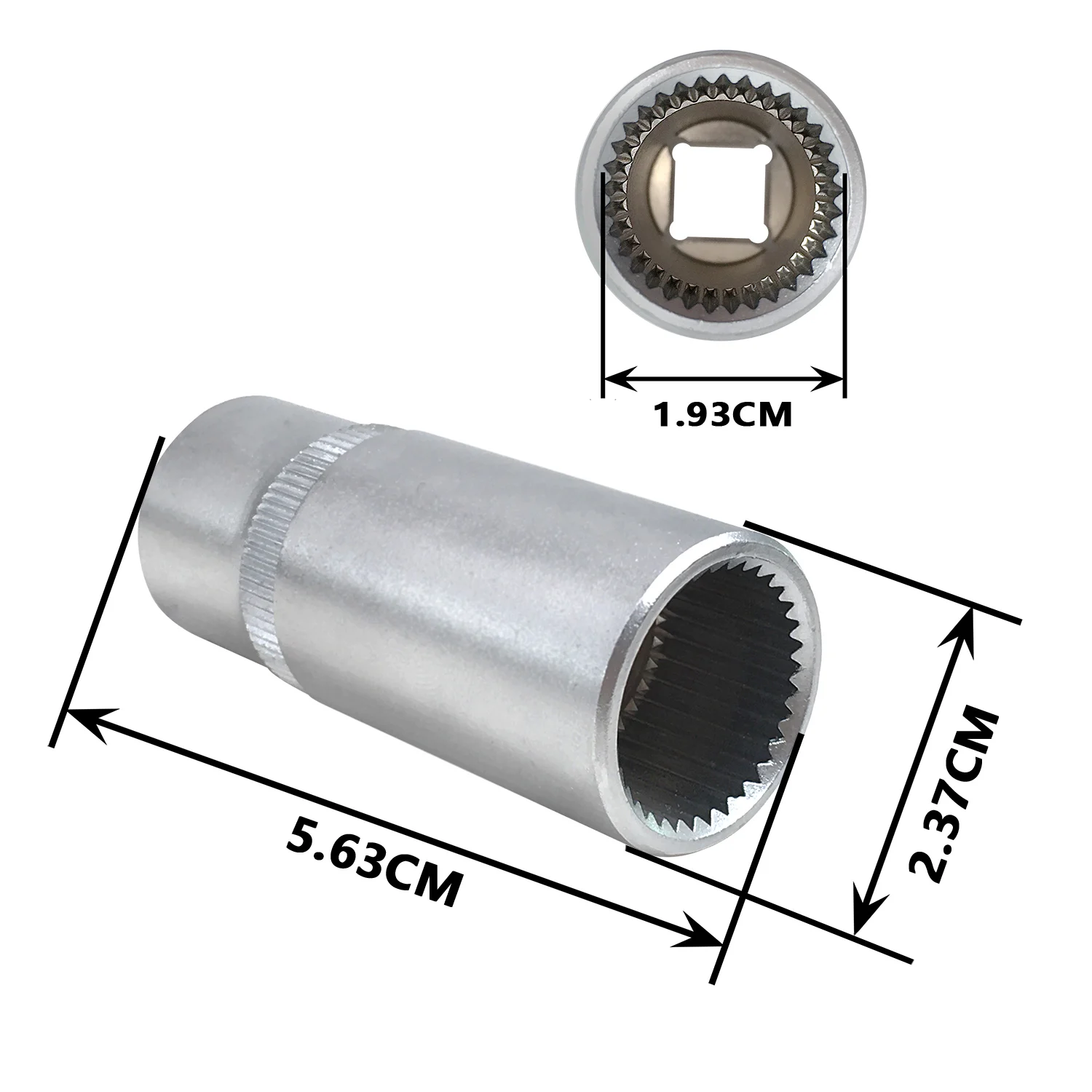 

For Mercedes Bens Diesel Fuel Injection Pump Socket 33 PT 1/2'' 56MM Long 4026
