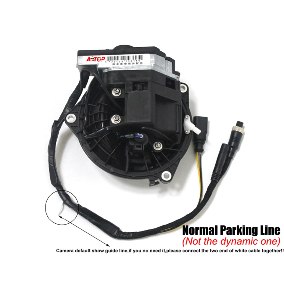 Автомобильная эмблема заднего вида резервный флип Логотип VW значок камера для Golf